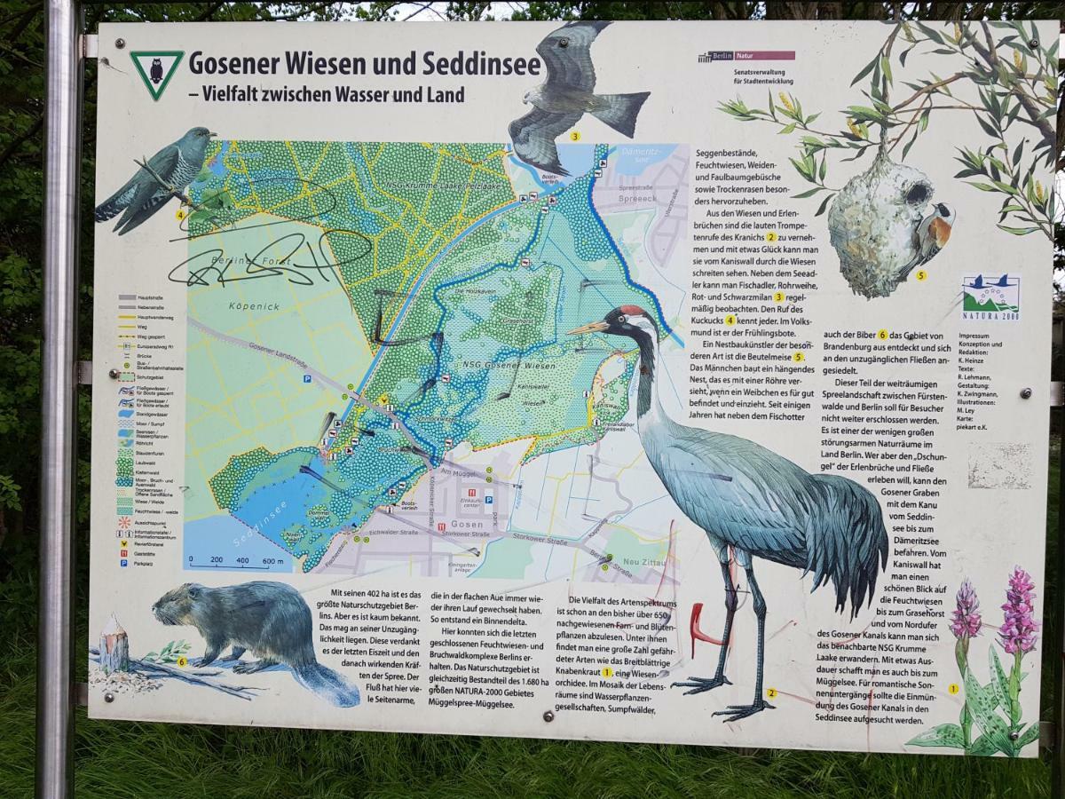 Gemuetliche Idylle Am Seddinsee Gosen Esterno foto